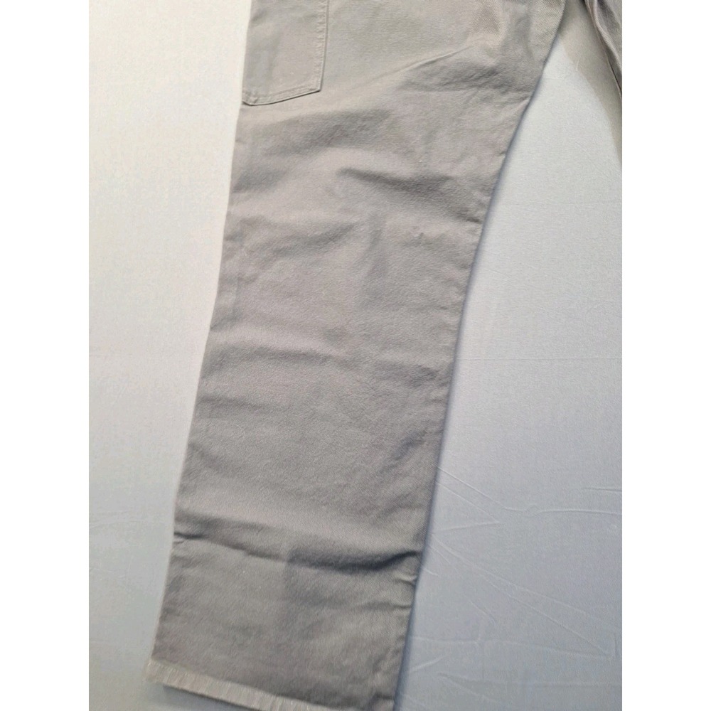 Carhartt Carpenter Pants Mens 38x32 Gray Canvas Rugged Flex Relaxed Fit Workwear - Picture 5 of 15